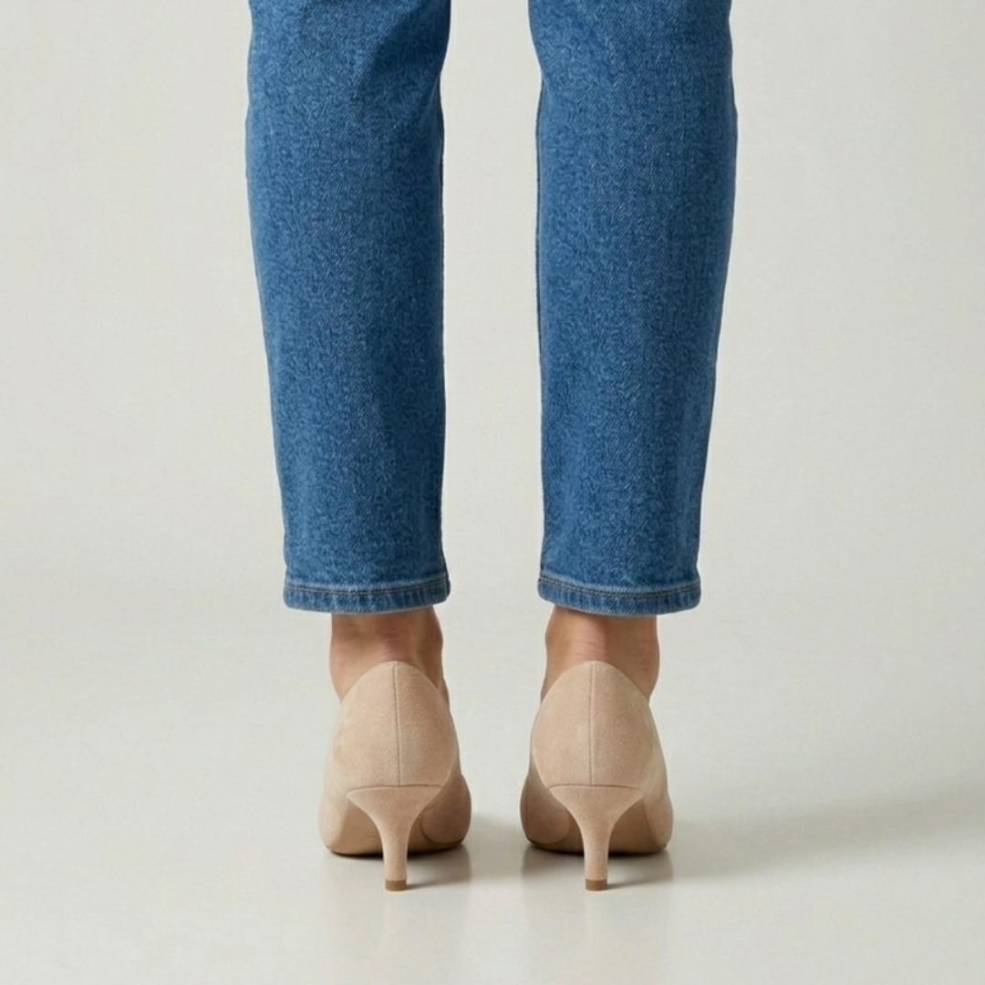 Mila | Zapatos de salón de ante suave