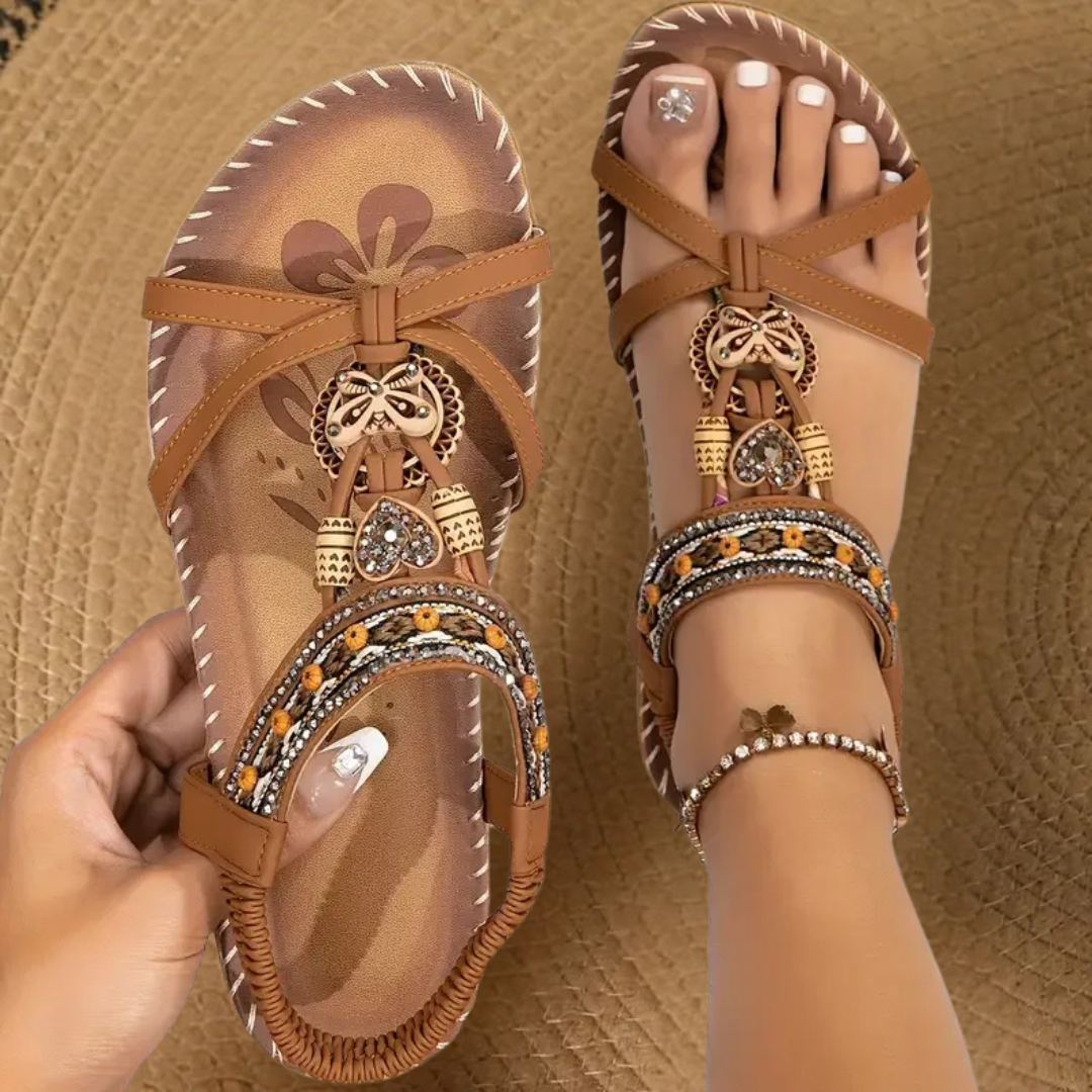 Nada | Sandalia elegante con correa elástica