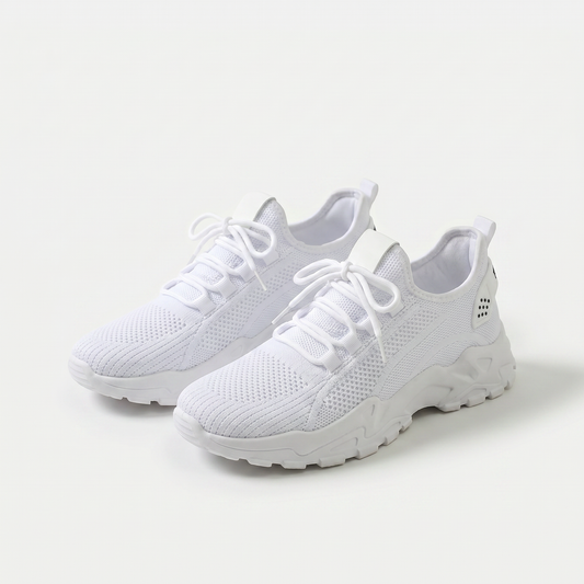 Altura | Zapatillas blancas con plataforma de moda
