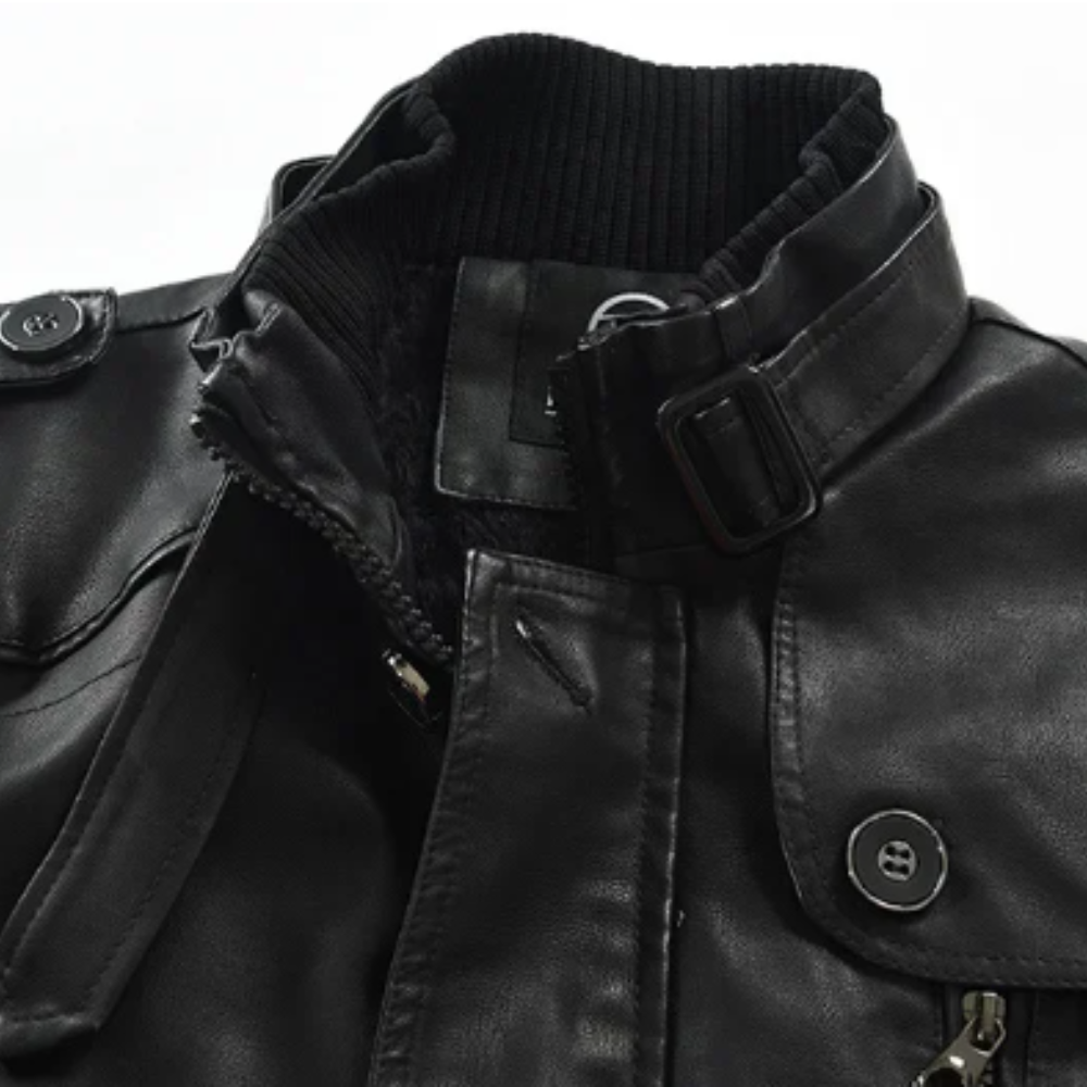 Franco | Chaqueta Larga Biker
