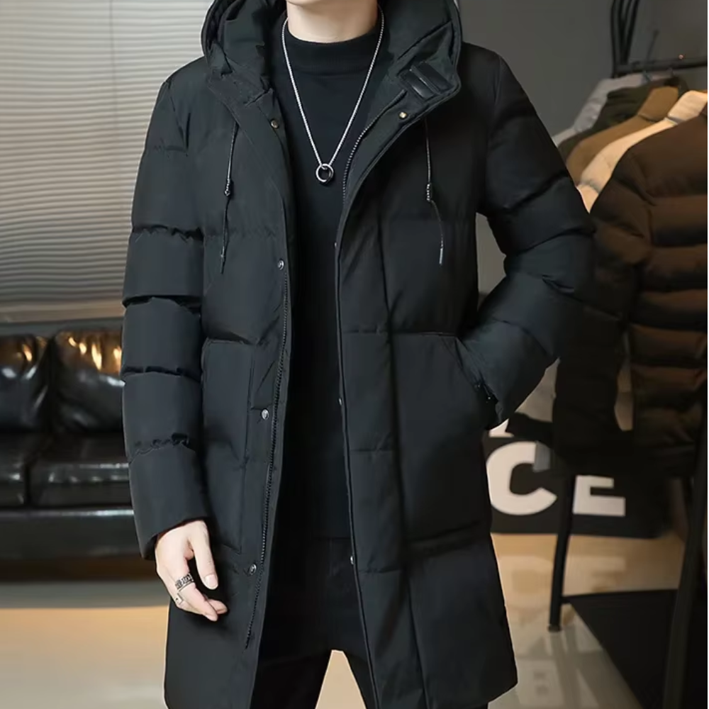 Paolo | Chaqueta Larga Acolchada