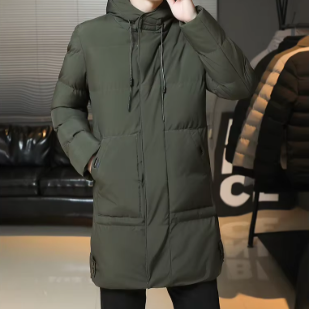 Paolo | Chaqueta Larga Acolchada