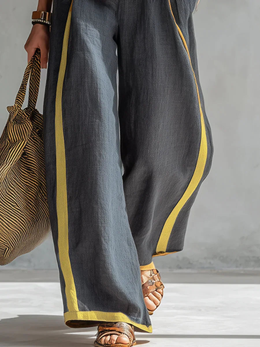 Elisa | Conjunto Elegante con Detalles en Contraste
