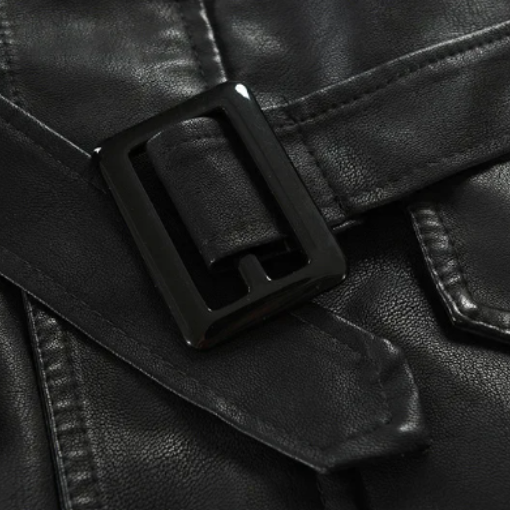 Franco | Chaqueta Larga Biker