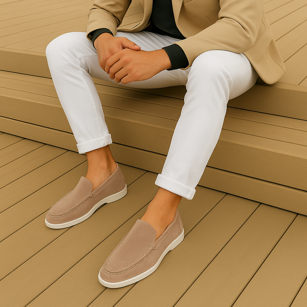 Massimo | Mocasín de Ante Chic