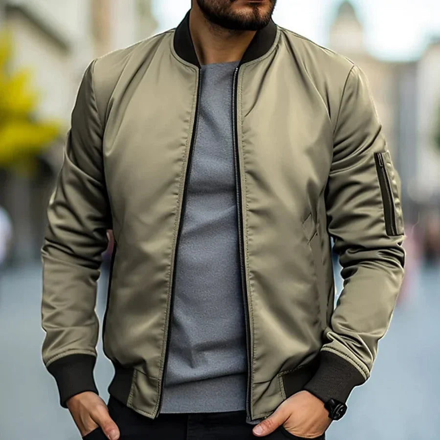 Emanuele | Bomber Clásico de Hombre