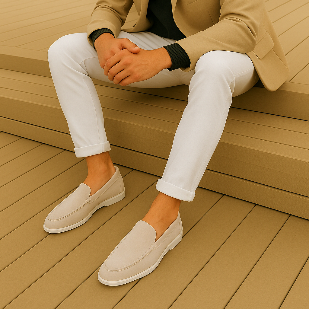 Massimo | Mocasín de Ante Chic