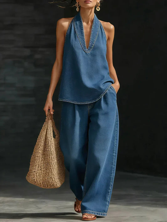 Aurora | Conjunto fluido con escote elegante
