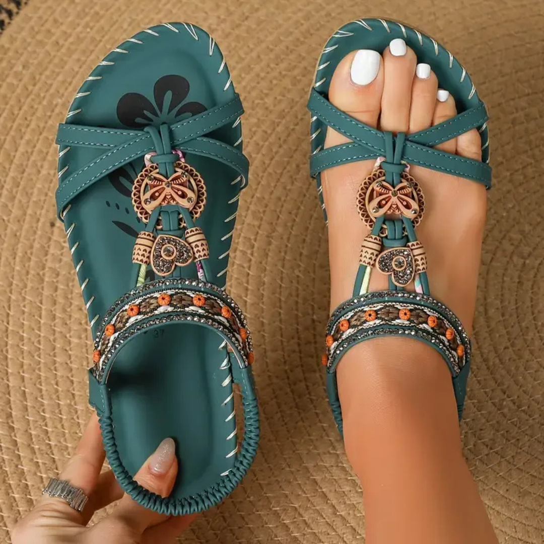 Nada | Sandalia elegante con correa elástica
