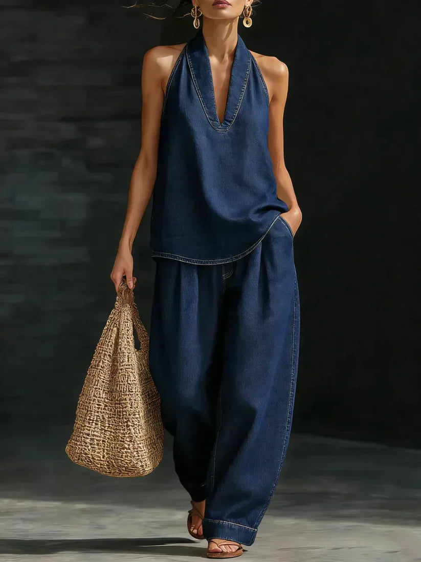 Aurora | Conjunto fluido con escote elegante