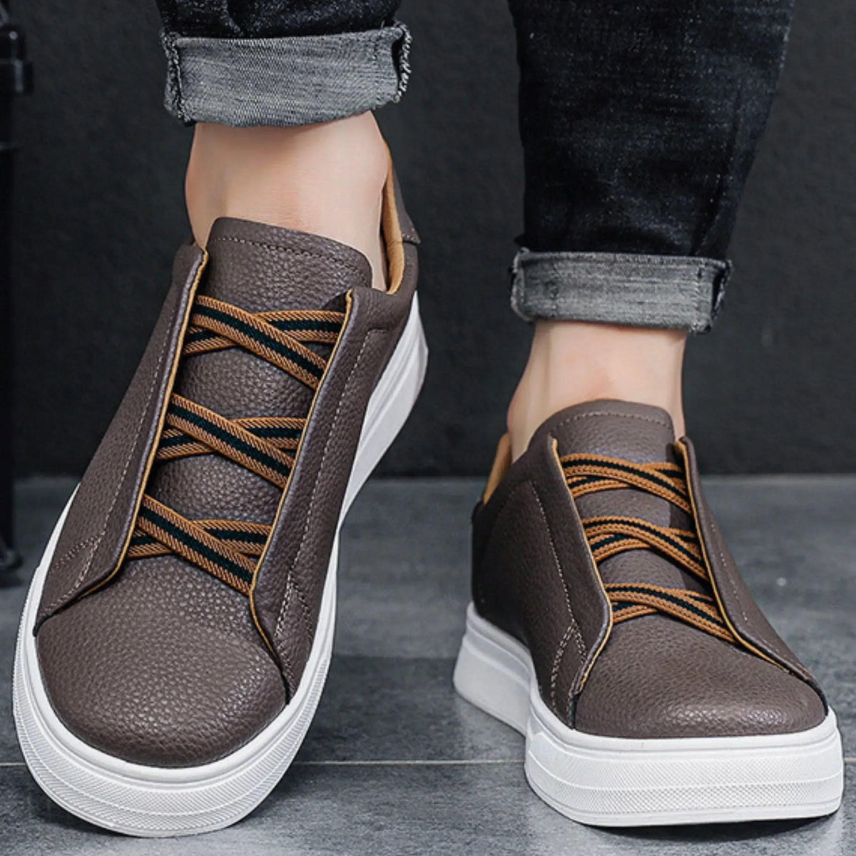 Livorno | Sneakers Pelle Slip-On