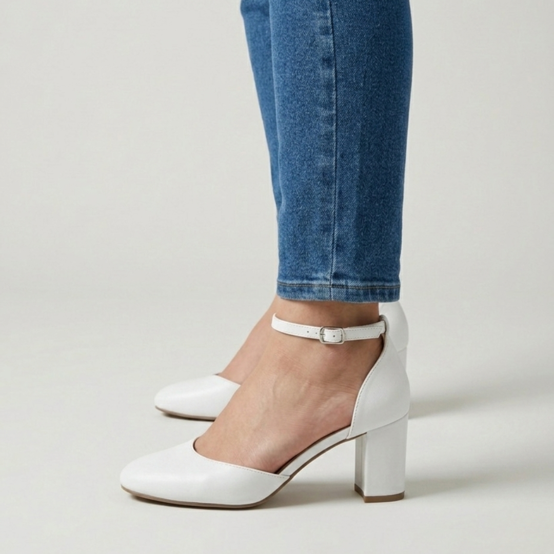 Alaya | Zapatos de salón elegantes con correa plateada