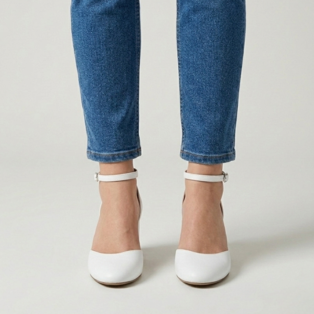 Alaya | Zapatos de salón elegantes con correa plateada