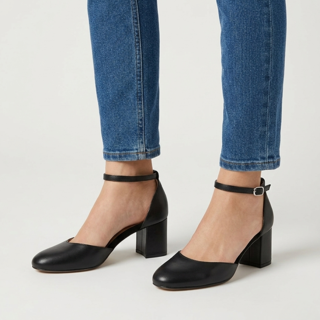 Alaya | Zapatos de salón elegantes con correa plateada