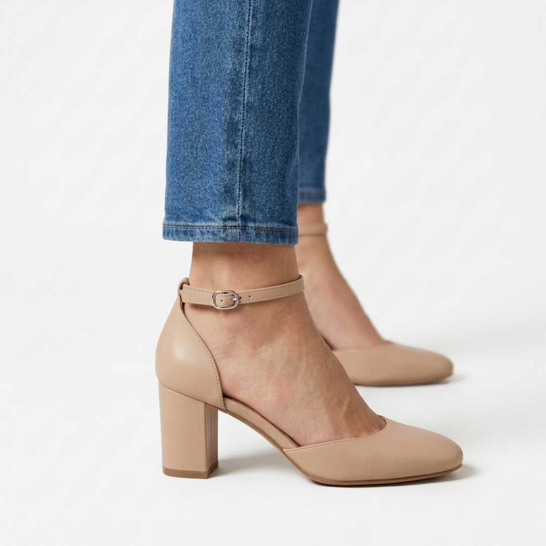 Alaya | Zapatos de salón elegantes con correa plateada