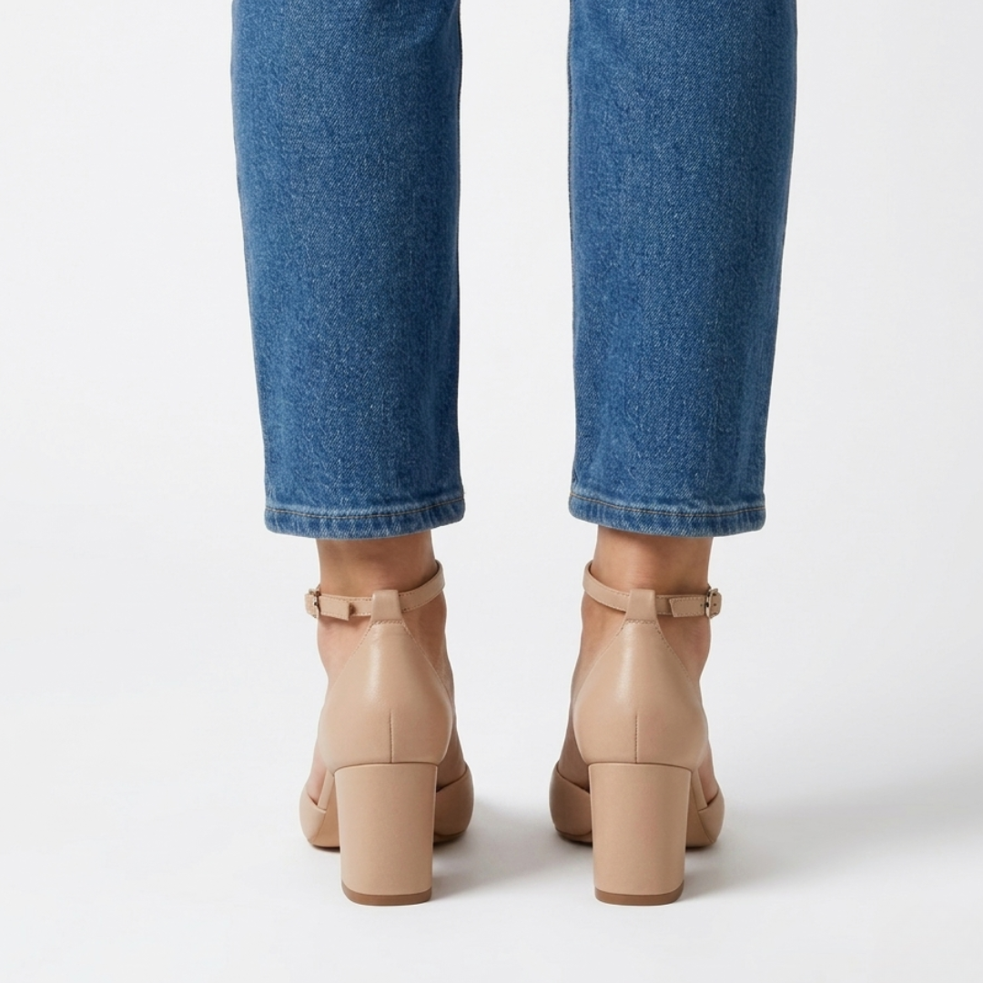 Alaya | Zapatos de salón elegantes con correa plateada
