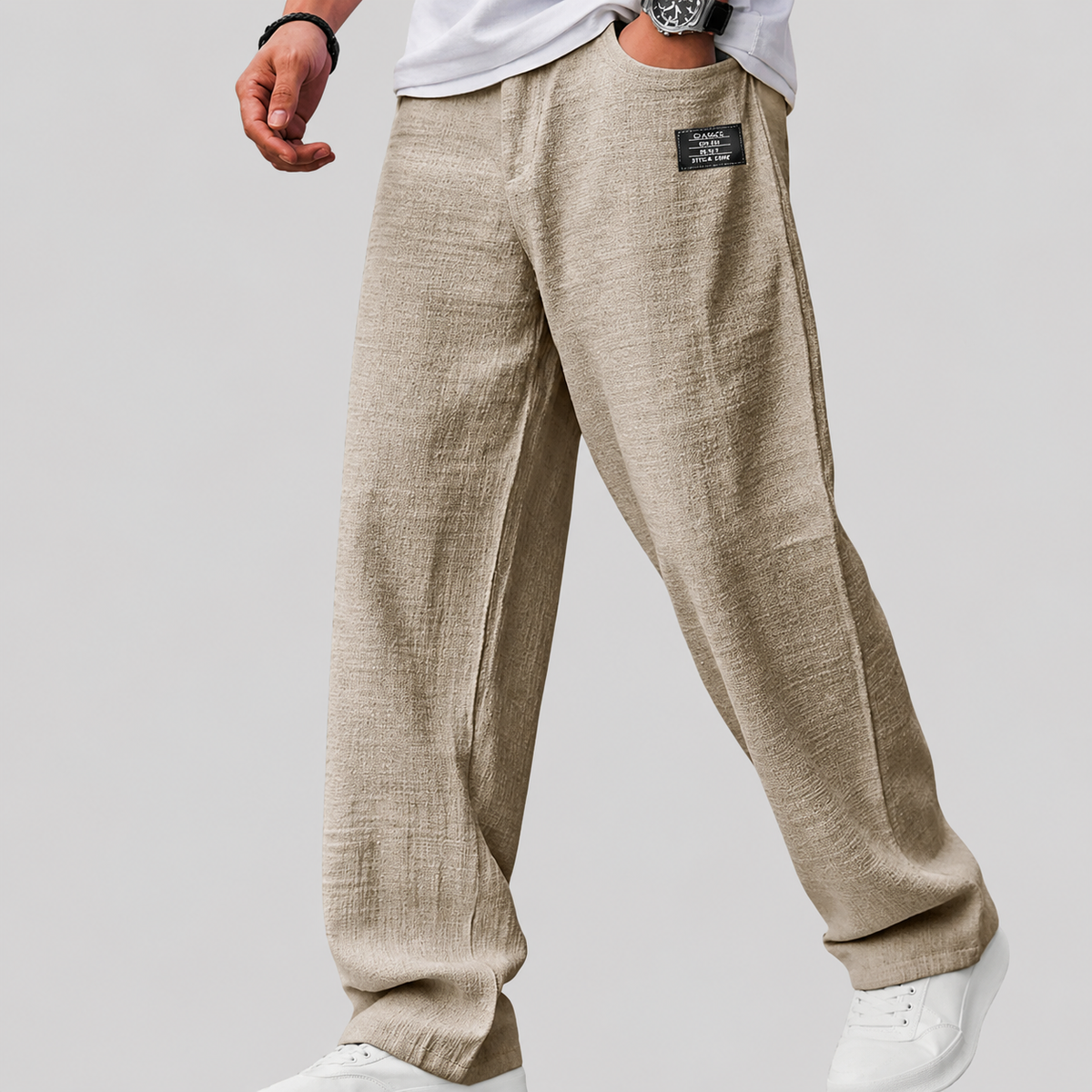 Marco | Pantalón Casual de Lino Premium