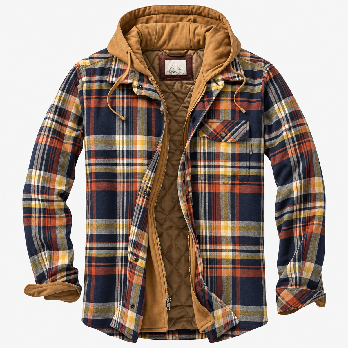 Nevio | Chaqueta de Cuadros Patchwork