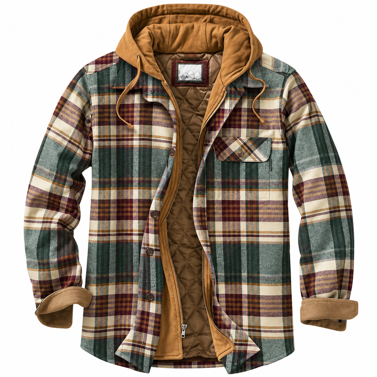 Nevio | Chaqueta de Cuadros Patchwork