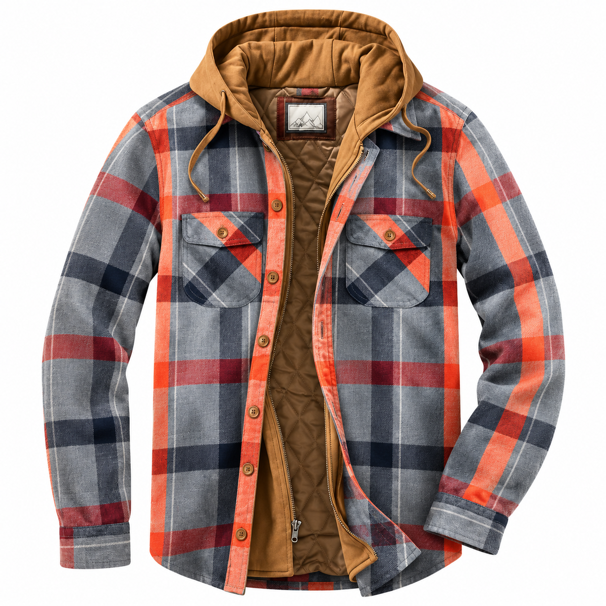 Nevio | Chaqueta de Cuadros Patchwork
