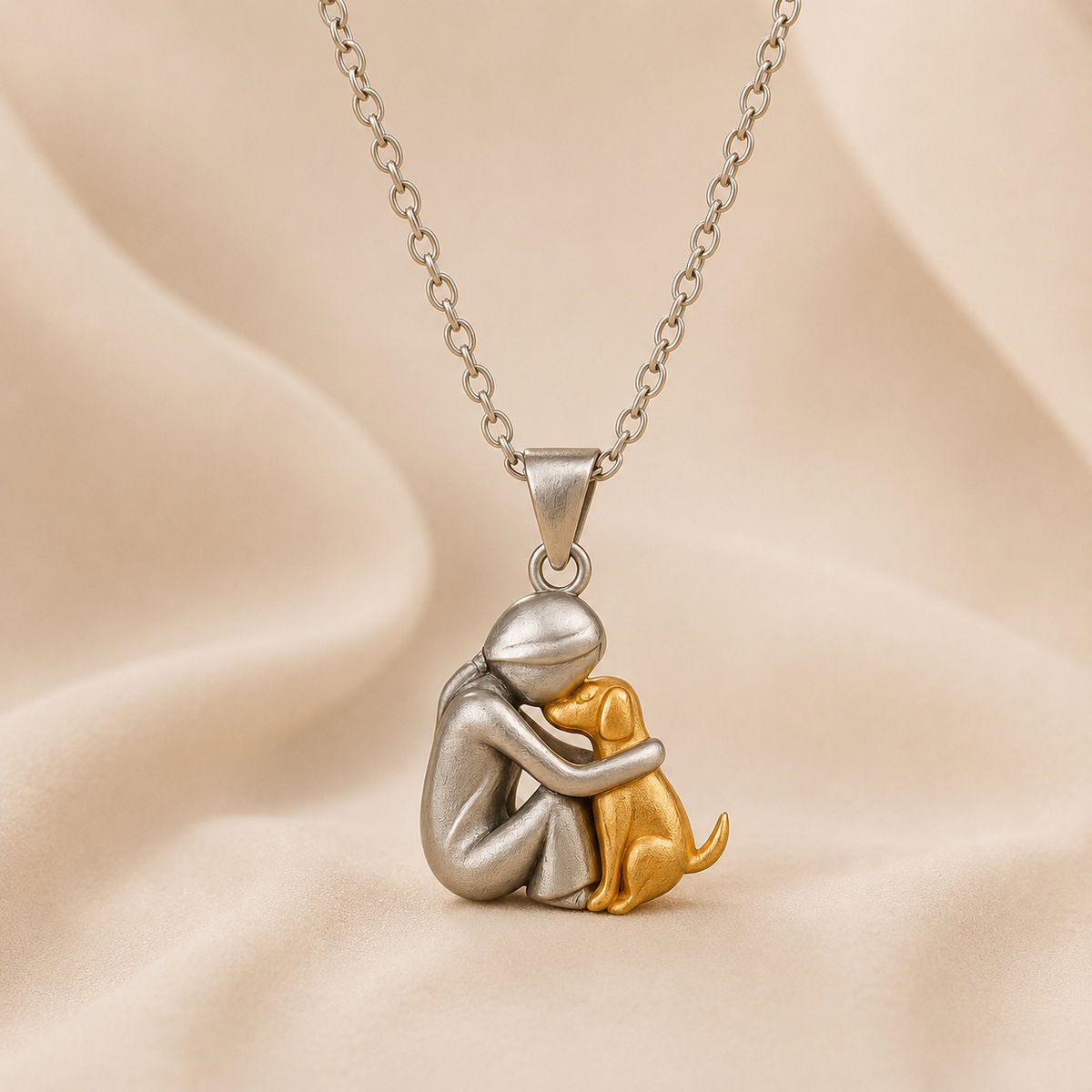 Collar del Abrazo Eterno 🐾 – Un Vínculo de Amor Sin Fin