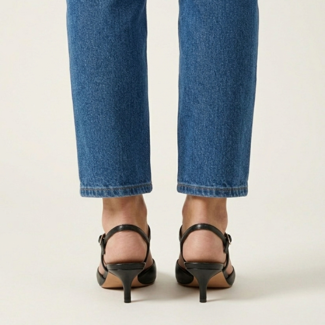 Clelia | Zapatos destalonados de punta con tacón de aguja