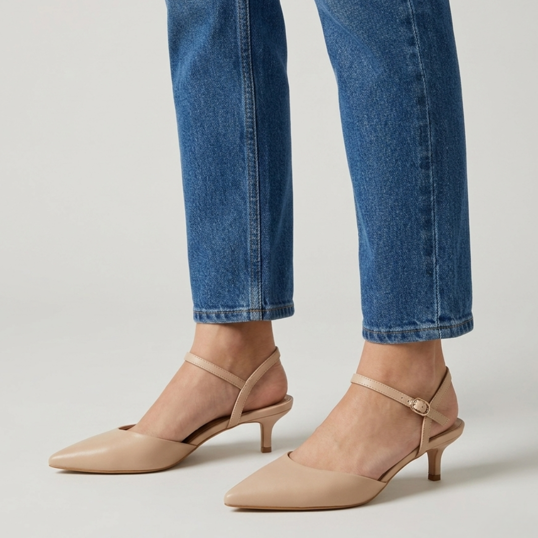 Clelia | Zapatos destalonados de punta con tacón de aguja