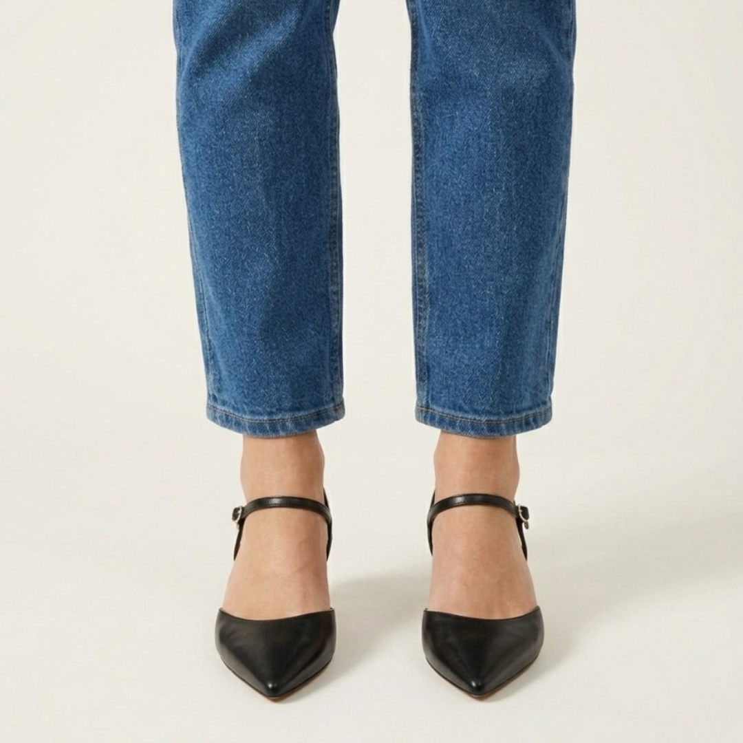 Clelia | Zapatos destalonados de punta con tacón de aguja
