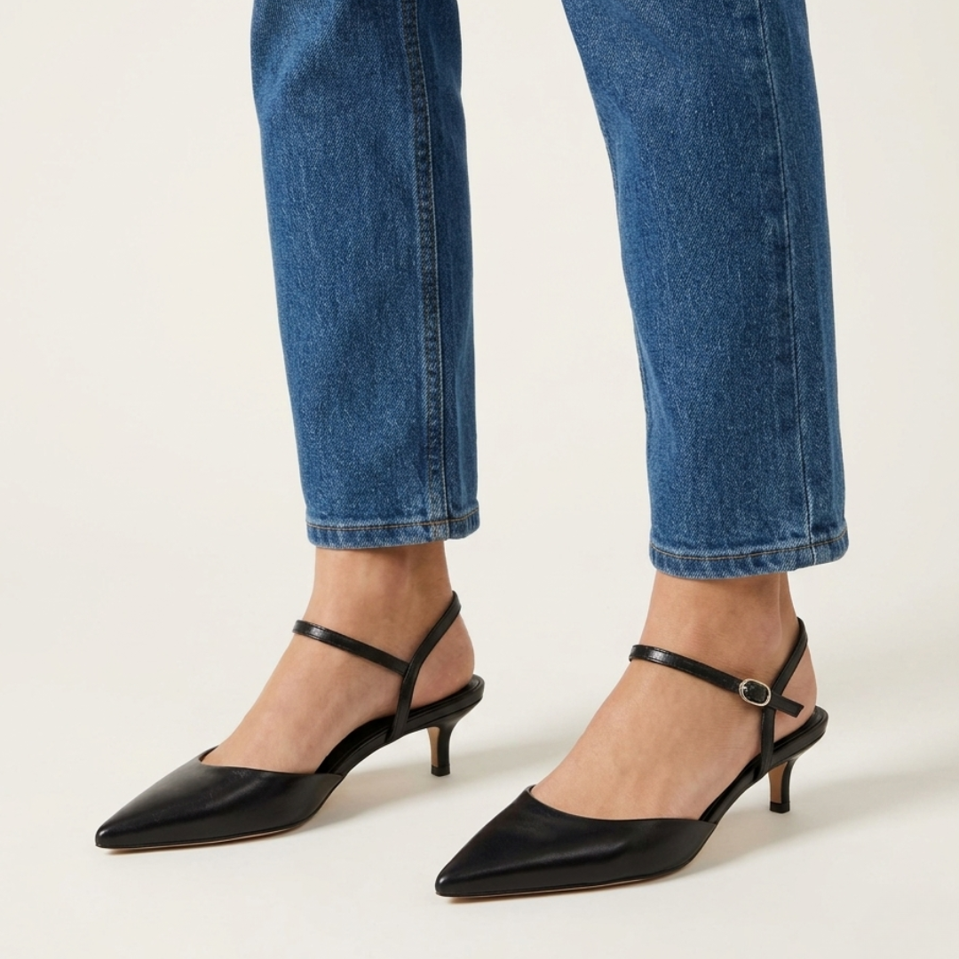 Clelia | Zapatos destalonados de punta con tacón de aguja