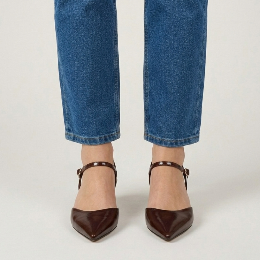 Clelia | Zapatos destalonados de punta con tacón de aguja