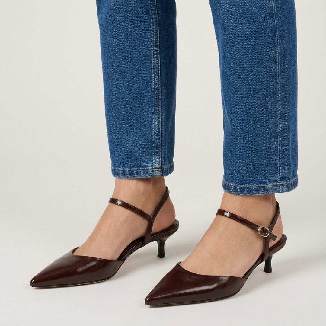 Clelia | Zapatos destalonados de punta con tacón de aguja