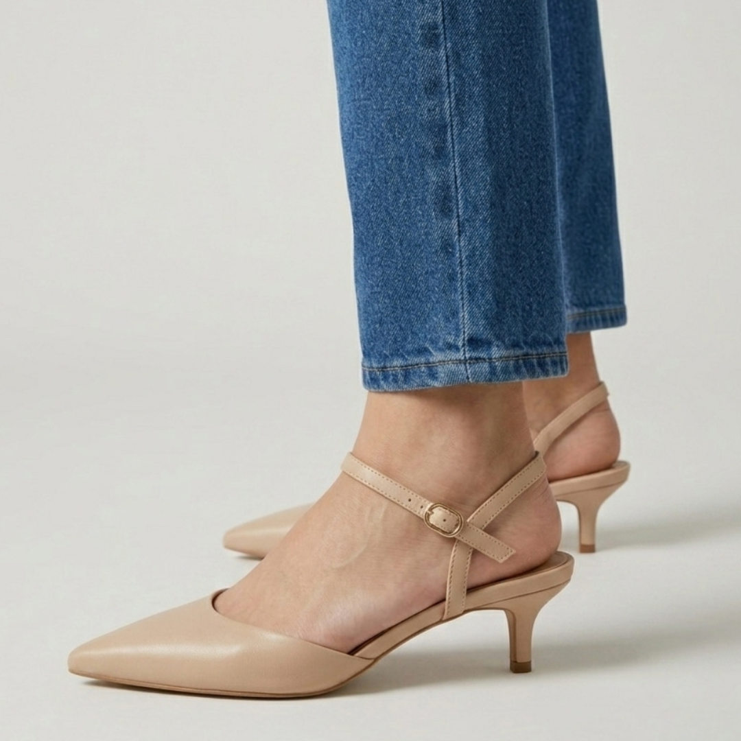 Clelia | Zapatos destalonados de punta con tacón de aguja