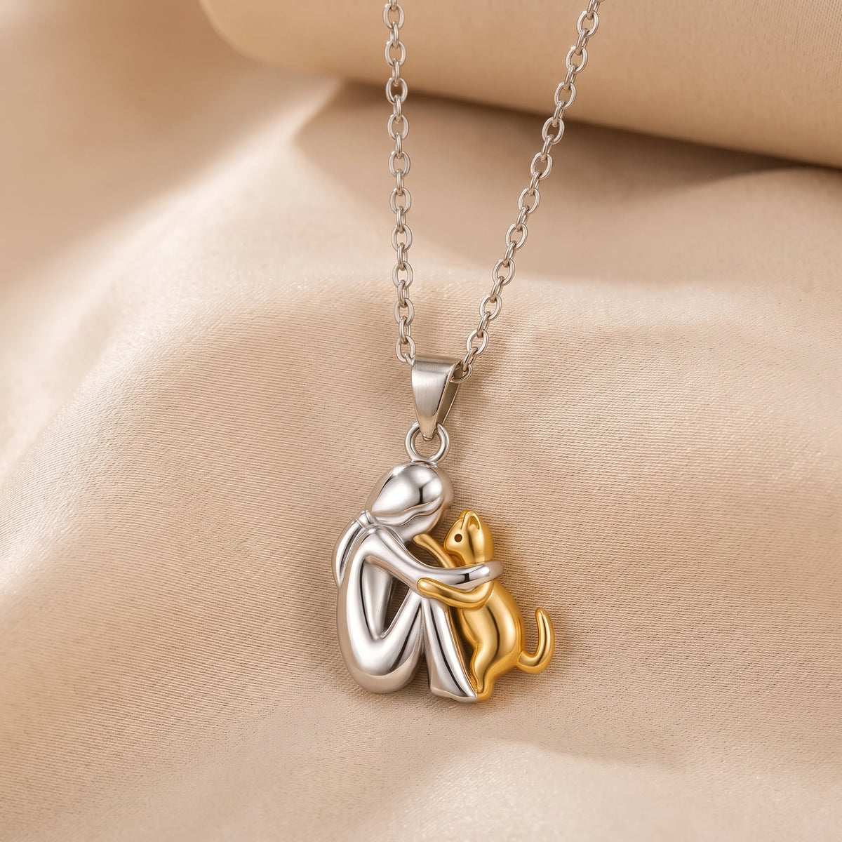 Collar del Abrazo Eterno 🐾 – Un Vínculo de Amor Sin Fin