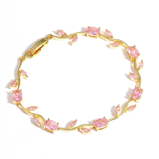 Pulsera Aura con Elegante Tulipán