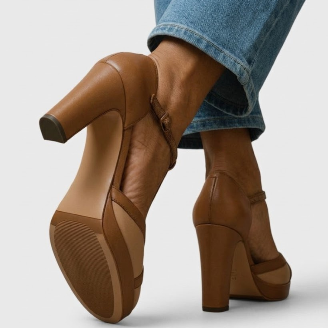Elena | Zapatos de salón elegantes con tacón ortopédico