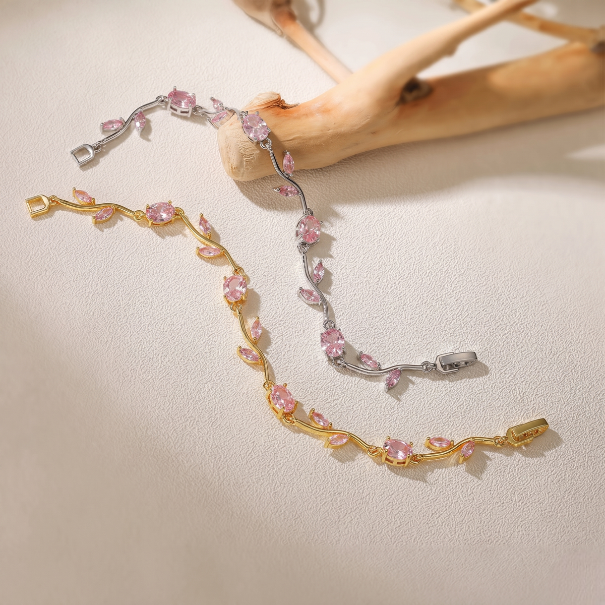 Pulsera Aura con Elegante Tulipán