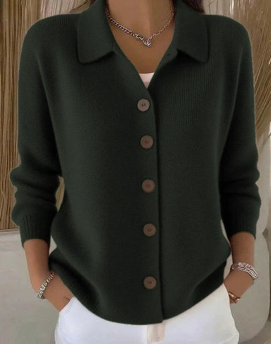 Fosca | Cárdigan elegante con cuello y botones