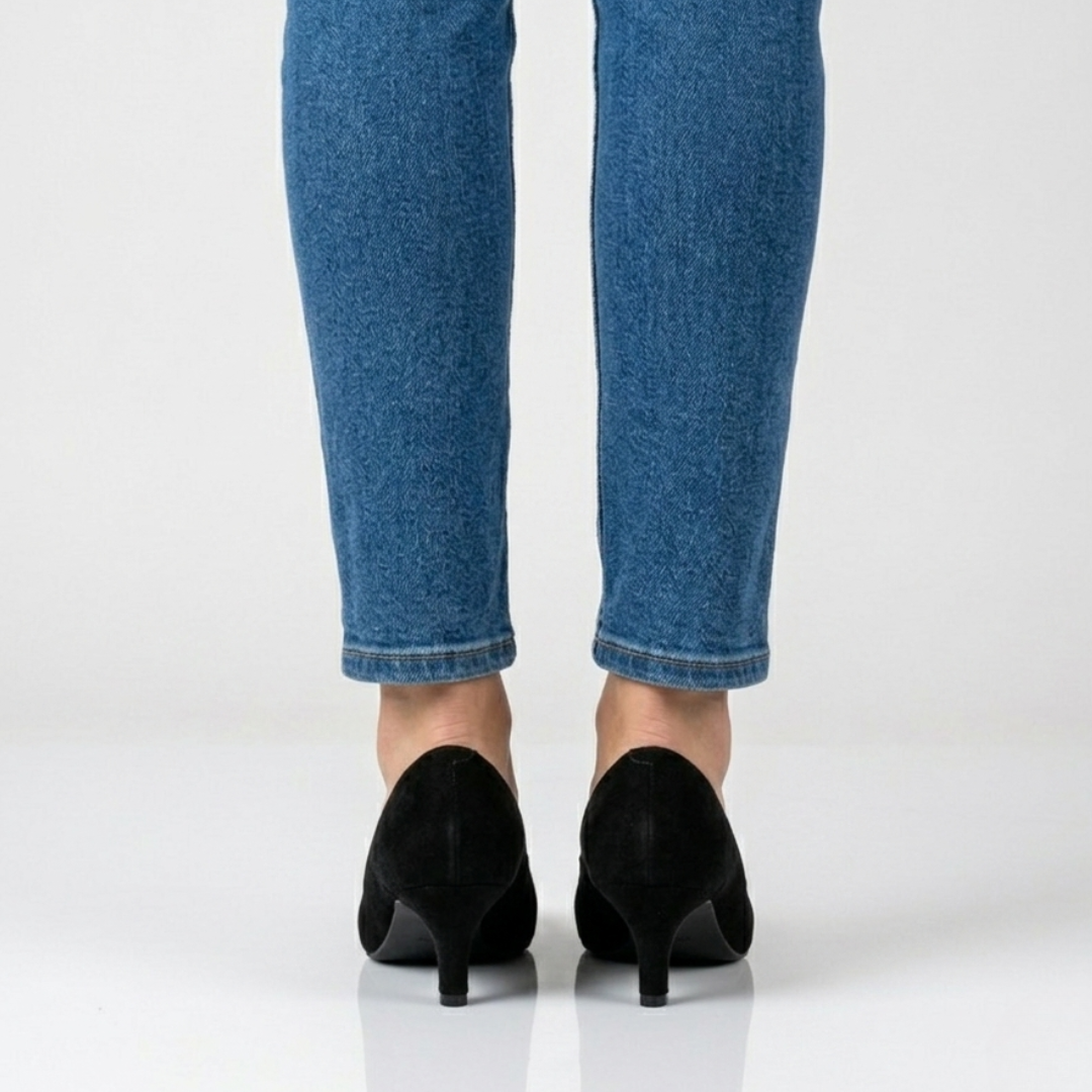 Mila | Zapatos de salón de ante suave