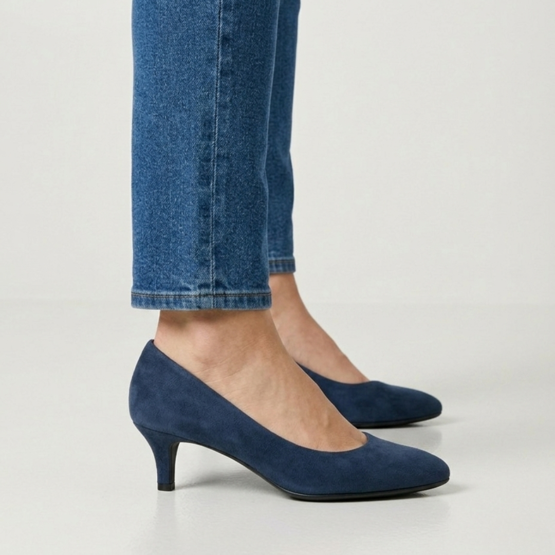 Mila | Zapatos de salón de ante suave