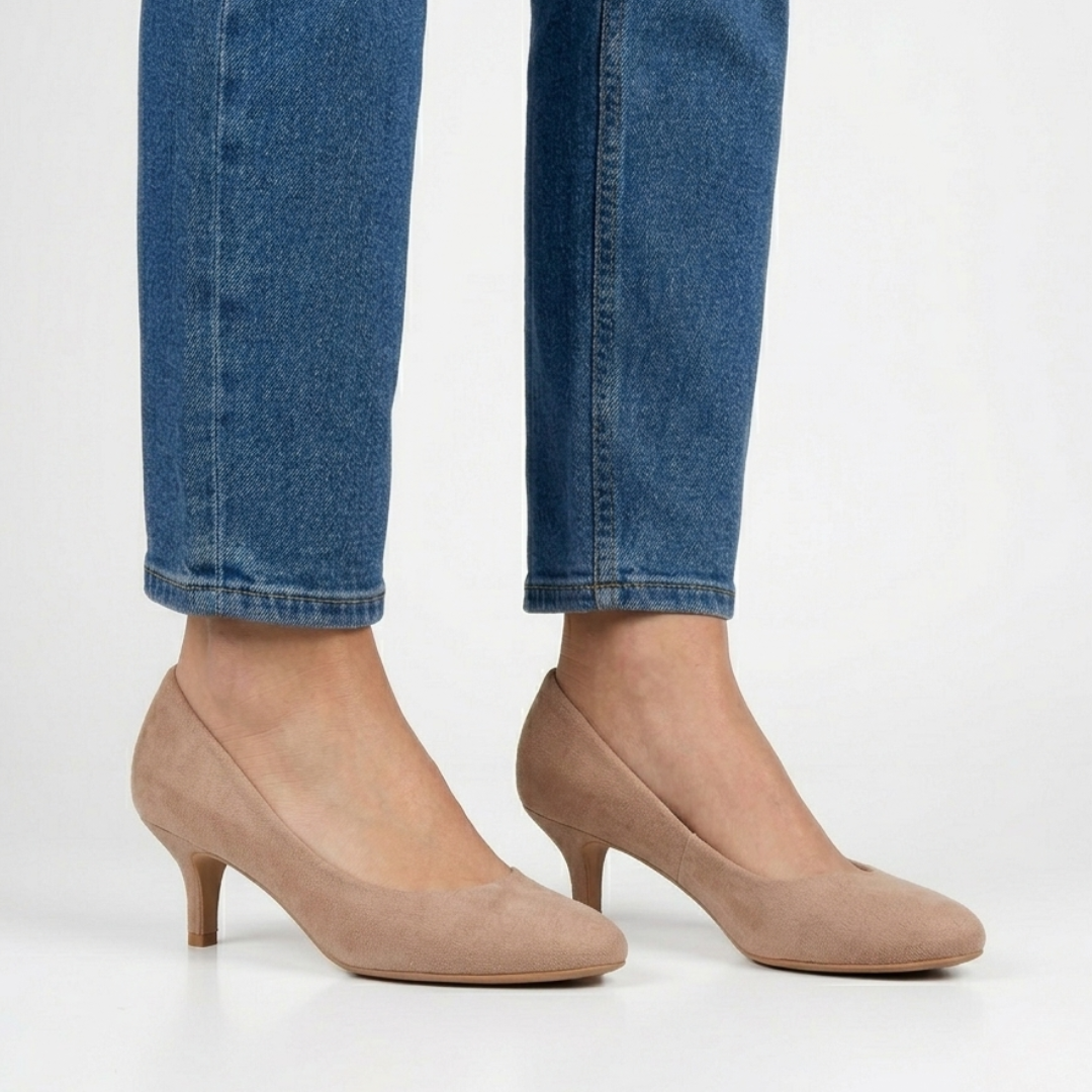 Mila | Zapatos de salón de ante suave
