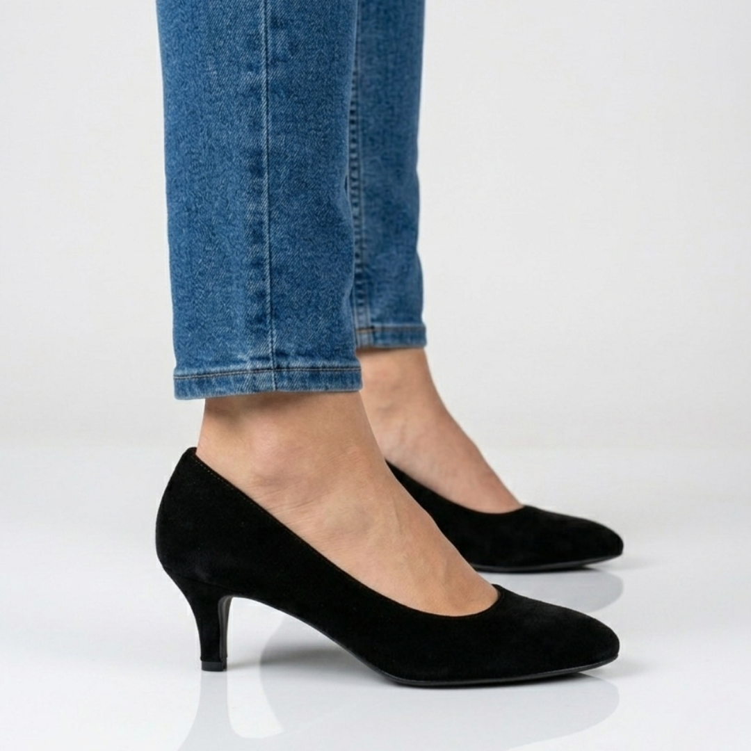 Mila | Zapatos de salón de ante suave