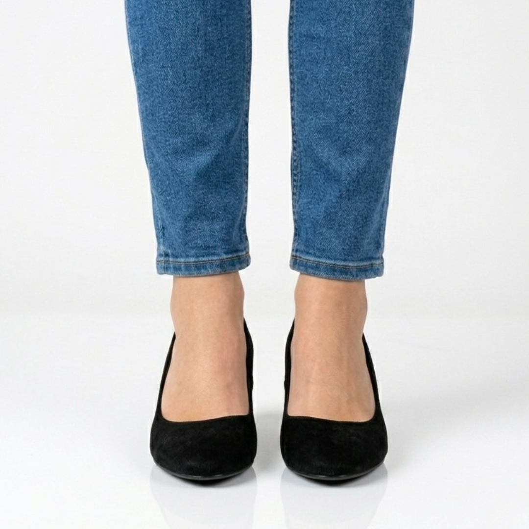 Mila | Zapatos de salón de ante suave