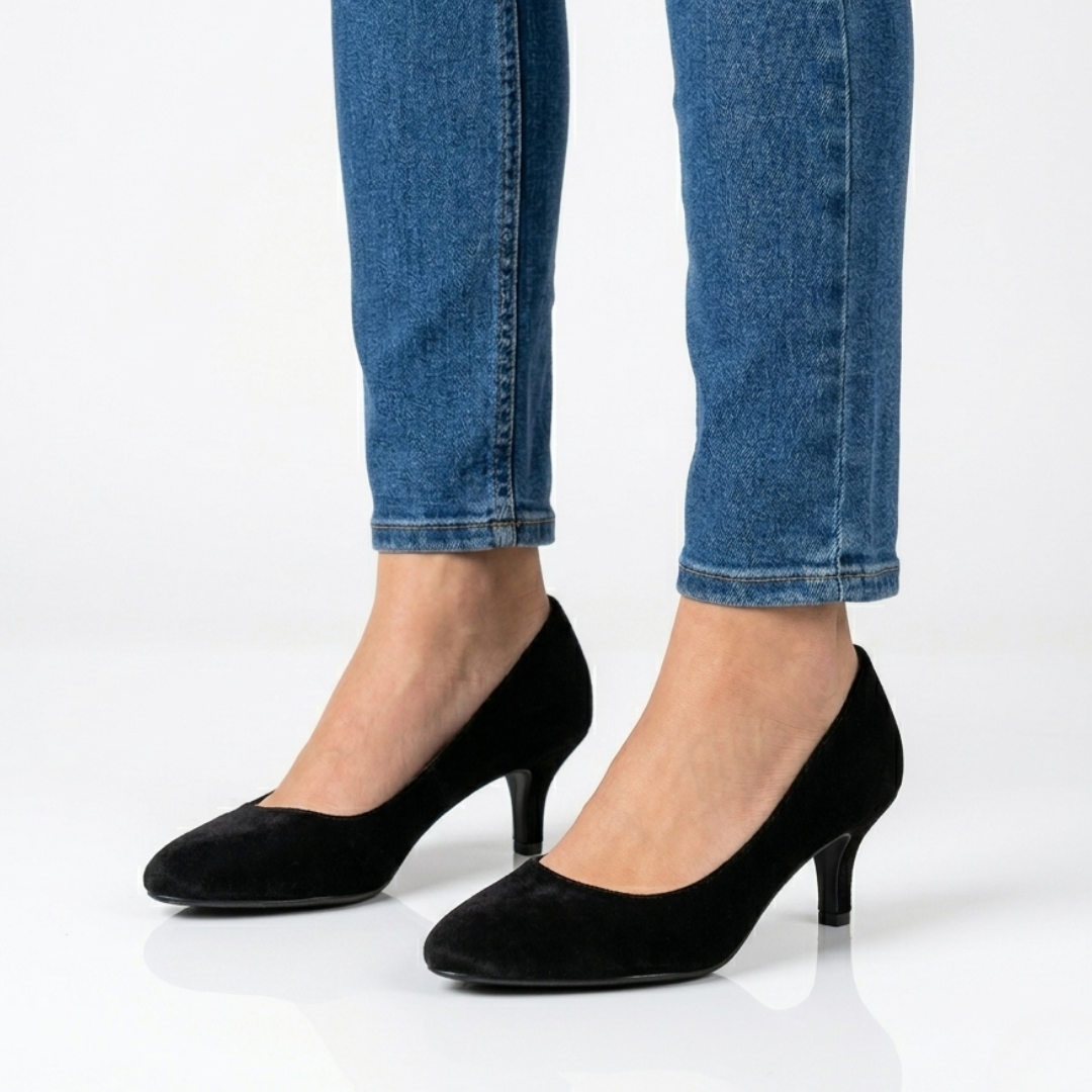Mila | Zapatos de salón de ante suave