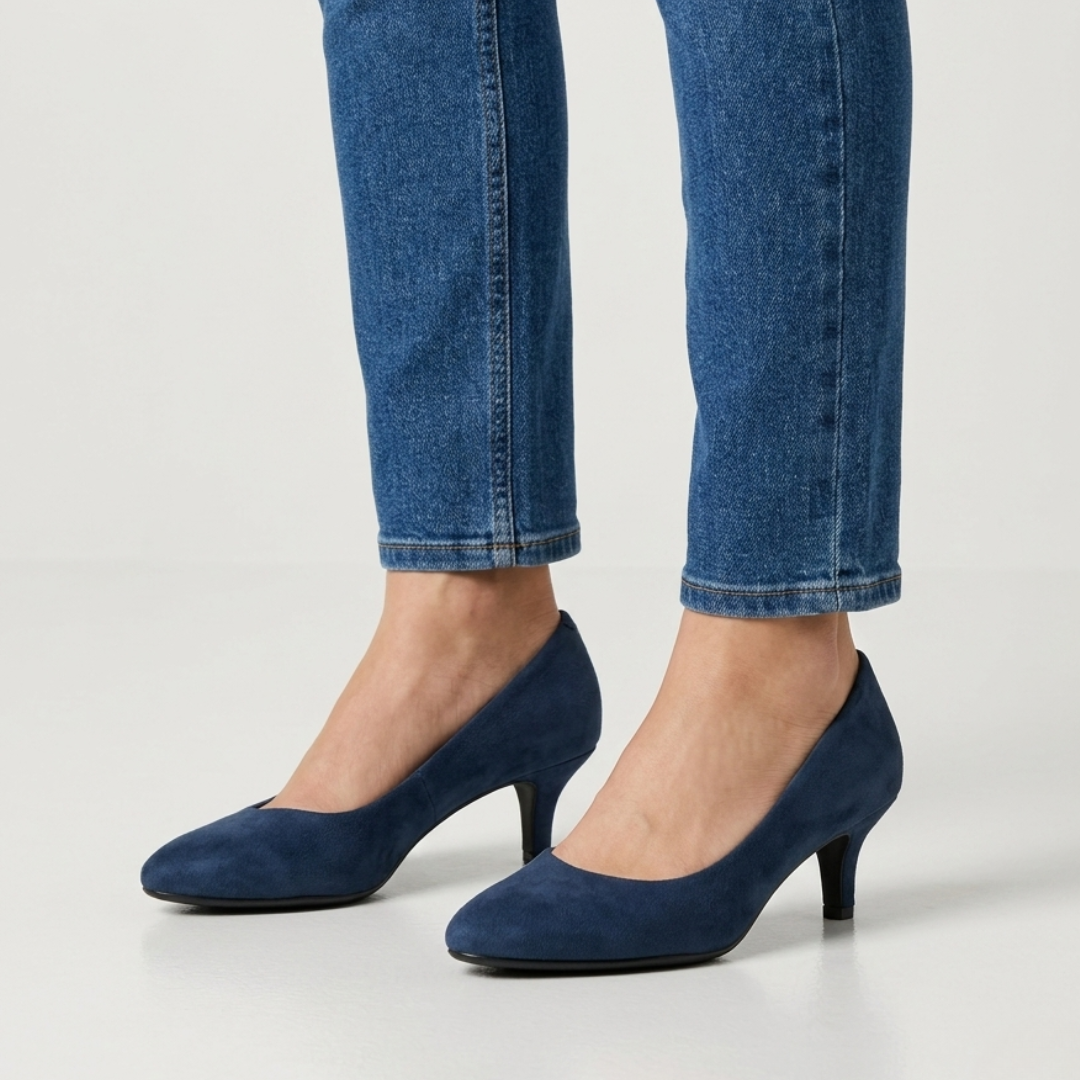 Mila | Zapatos de salón de ante suave
