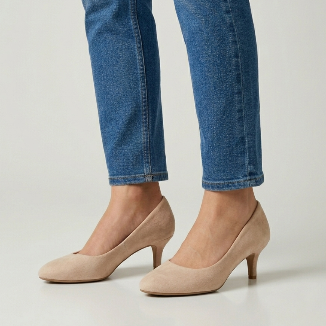 Mila | Zapatos de salón de ante suave