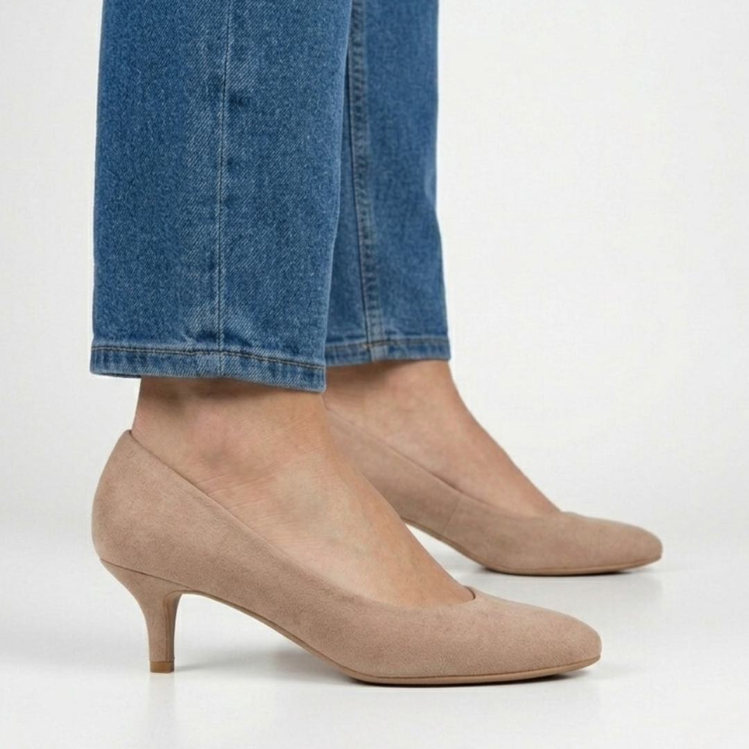 Mila | Zapatos de salón de ante suave
