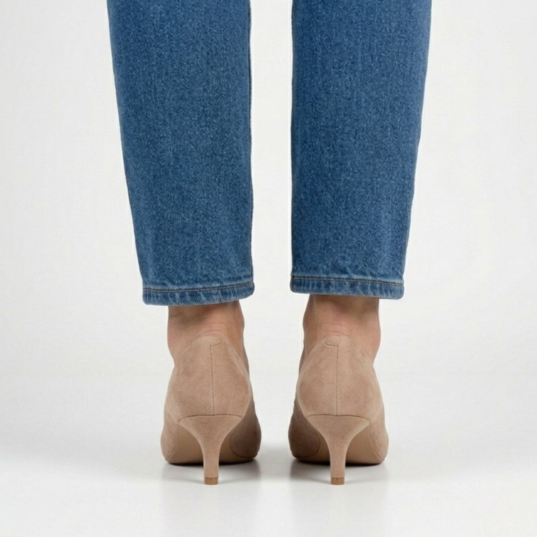 Mila | Zapatos de salón de ante suave