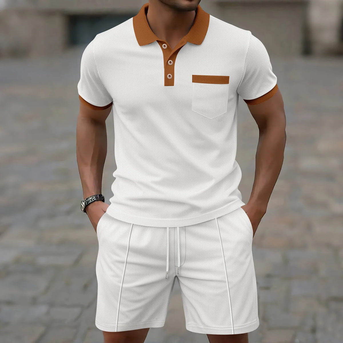 Emilio | Conjunto Polo y Bermuda Capri