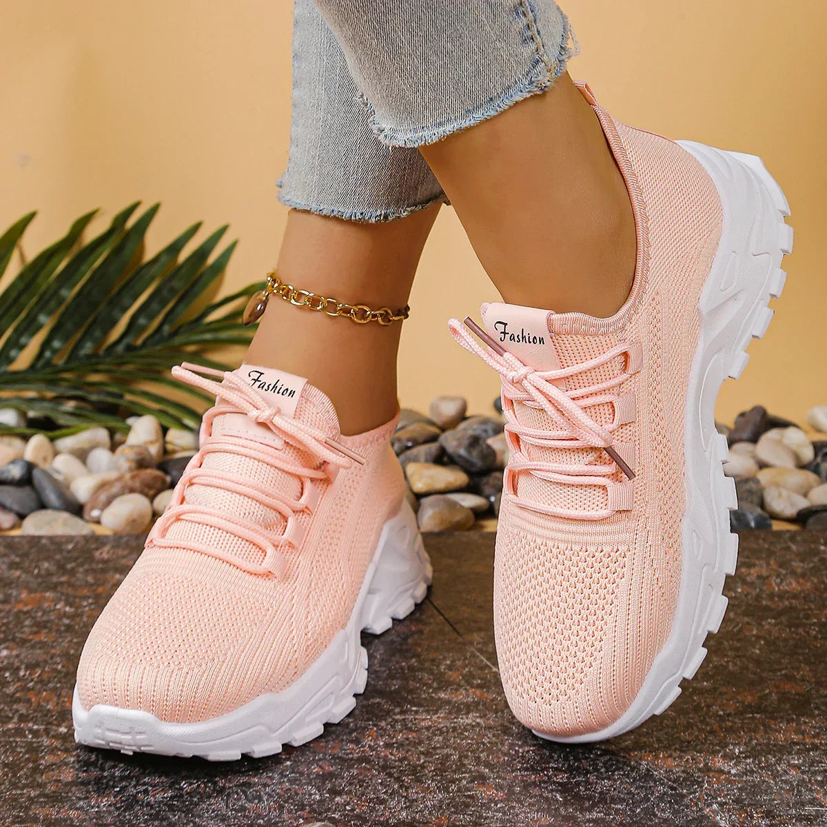Altura | Zapatillas blancas con plataforma de moda