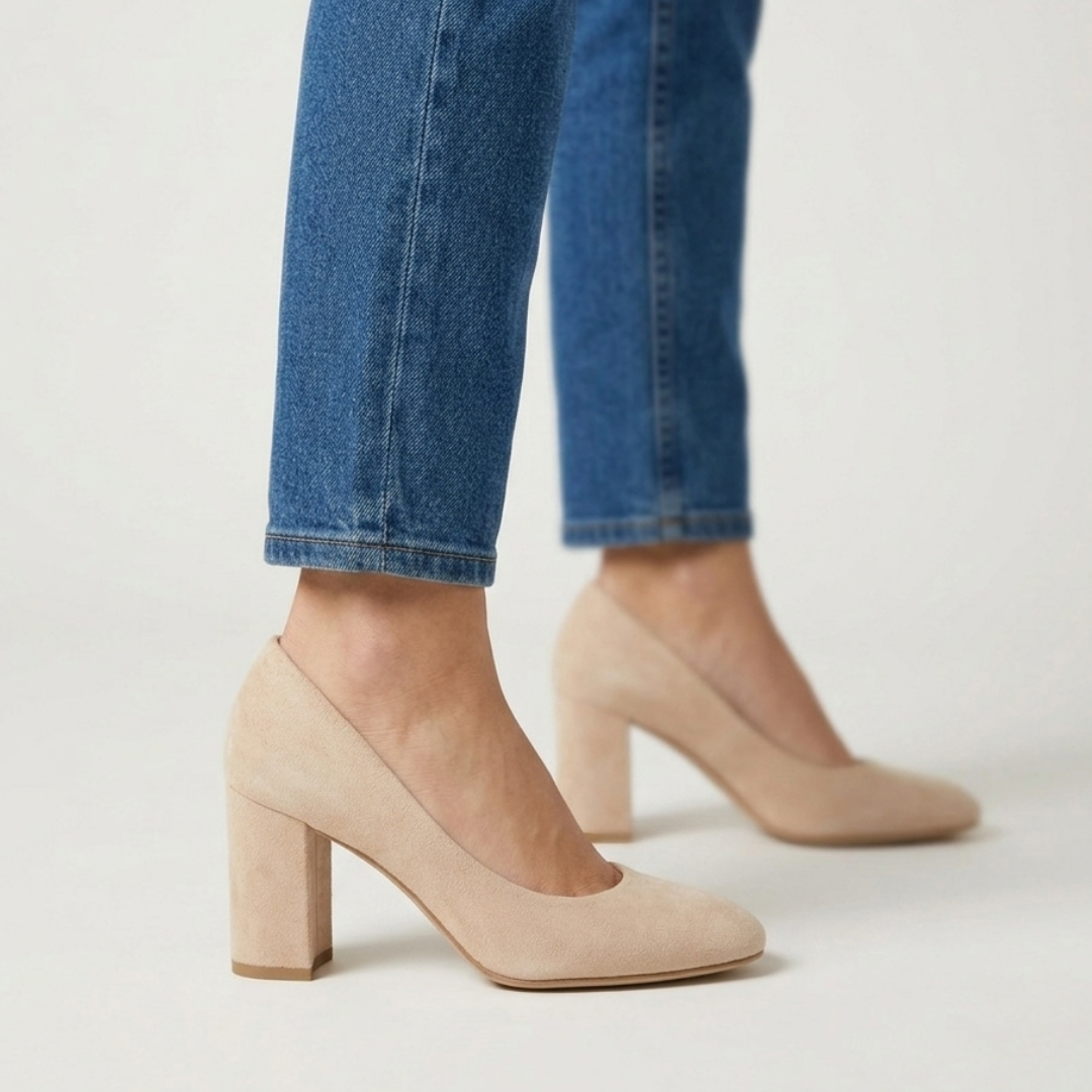 Sylvie | Zapatos de salón elegantes con tacón cuadrado